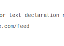 WordPress RSS Feed Errors